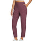 🔥⏳OFFRE LIMITÉE -50%🌞Pantalon taille haute femme avec poches zippées 👖 – Tissu extensible dans les 4 sens, effet ventre plat, respirant et séchage rapide, 6 couleurs, tailles S à 3XL
