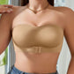 Soutien-gorge push-up sans bretelles et sans armatures à fermeture avant pour femme