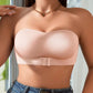 Soutien-gorge push-up sans bretelles et sans armatures à fermeture avant pour femme