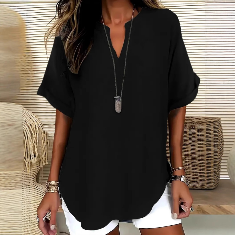 👕 50% DE RÉDUCTION ! Top Ample et Polyvalent – Look Décontracté pour Toutes Occasions 🛍️🌟【Stock Limitée】