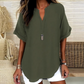 👕 50% DE RÉDUCTION ! Top Ample et Polyvalent – Look Décontracté pour Toutes Occasions 🛍️🌟【Stock Limitée】