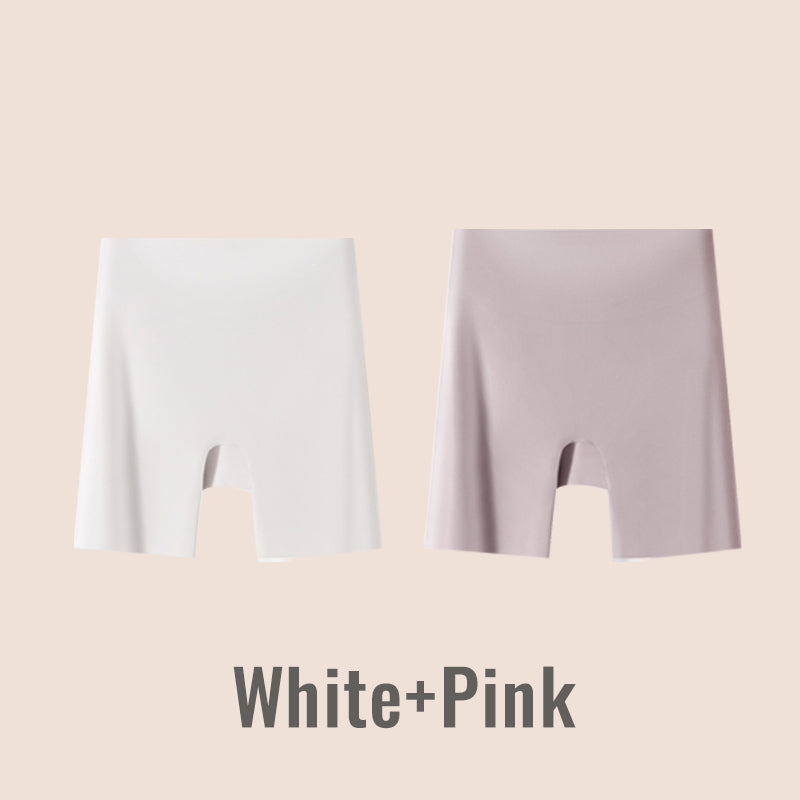 Culotte taille haute en soie glacée pour femmes avec effet ventre plat et galbant des fesses