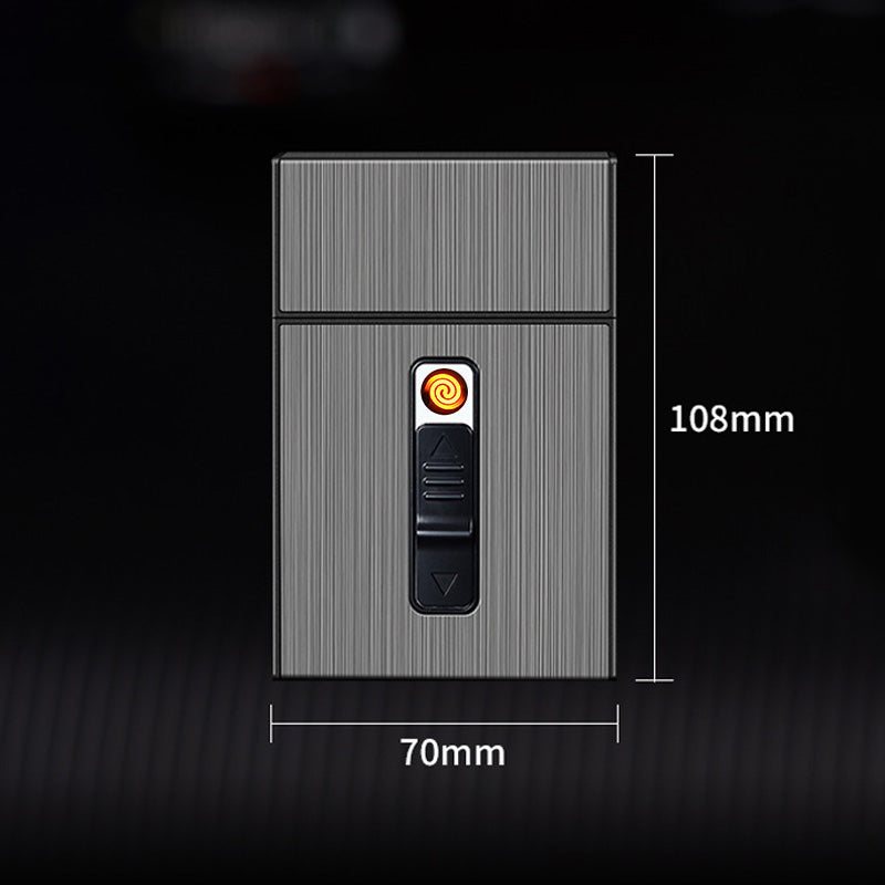 Étui à cigarettes avec briquet