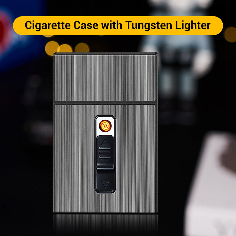 Étui à cigarettes avec briquet