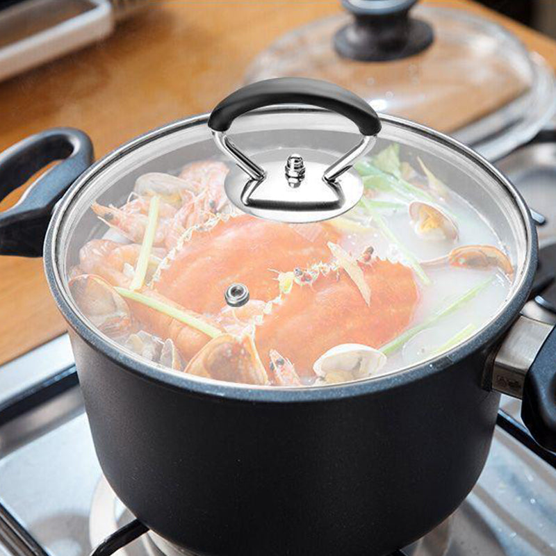 Poignée de remplacement anti-brûlure en silicone pour couvercle de casserol