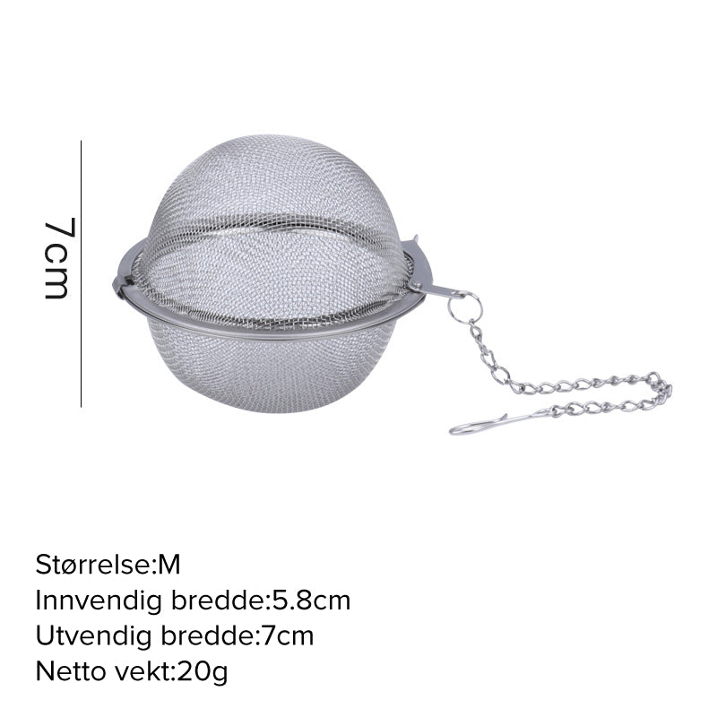 Sélection de cadeaux - Filtre à épices et à thé en acier inoxydable 304