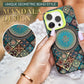 Coque de Téléphone à Imprimé Mandala Vibrant
