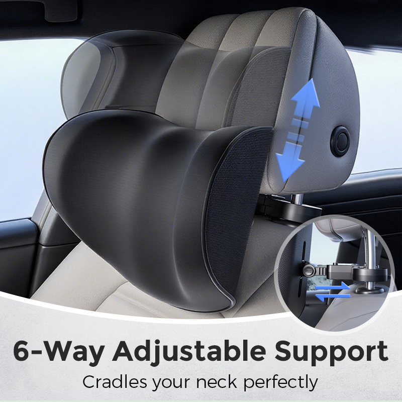 💥Nouveaux produits haut de gamme 2025🔥Appui-tête réglable en forme de U pour voiture🚙