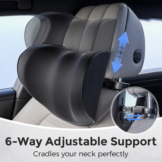 💥Nouveaux produits haut de gamme 2025🔥Appui-tête réglable en forme de U pour voiture🚙