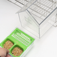 🐦🔥 50 % DE RÉDUCTION – Mangeoire externe coulissante pour perroquets ✨