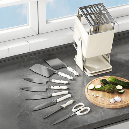 Porte-Couteau Rotatif à 30° Gain de Place