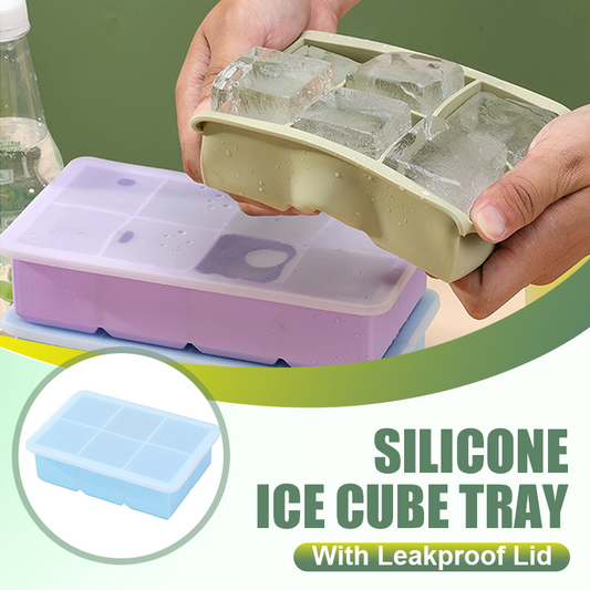 Moule à glaçons en silicone avec couvercle étanche