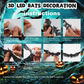🦇50 % DE RÉDUCTION POUR UNE DURÉE LIMITÉE ! ⏰Décoration murale LED chauve-souris 3D pour Halloween 🦇