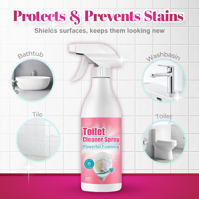 Spray en Mousse Nettoyant Puissant WC