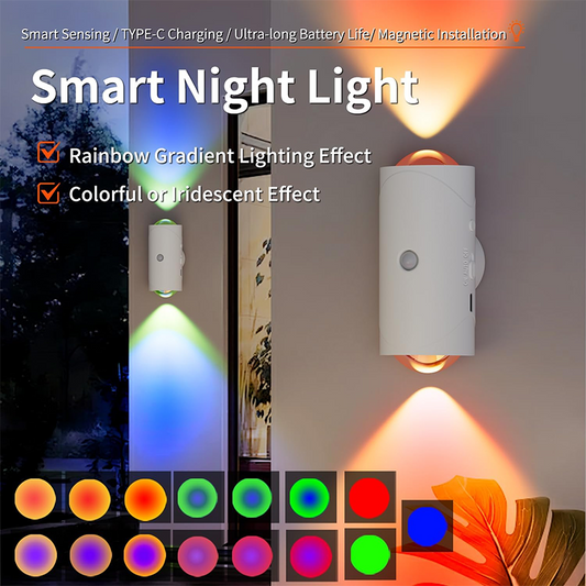 Veilleuse à Changement de Couleur avec Détection Automatique