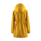 Windbreaker à Capuche Amovible avec Cordon Taille Ajustable