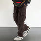 Pantalon tendance à coupe ample avec multi-poches pour homme
