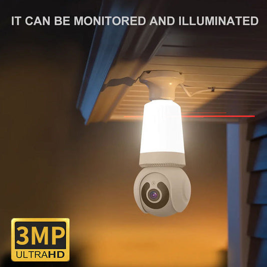 Caméra de sécurité WiFi intelligente avec éclairage
