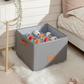 👟 50% DE RÉDUCTION ! 🧺 Boîte de Rangement en Tissu pour Chaussures – Pliable & Respirante – 16 Compartiments & Couvercle Transparent pour Placard 🏠