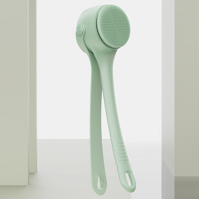 🚿 50% DE RÉDUCTION ! 🪥 Brosse de Bain Exfoliante Électrique à Long Manche – ABS – IPX7 & 1200 mAh & Double Poignée for Douche Relaxante