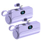 Mini batterie externe portable en forme de capsule