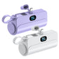 Mini batterie externe portable en forme de capsule