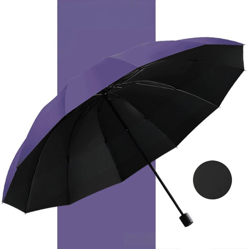 ⏳ Offre à durée limitée : 50 % de réduction ☔ Parapluie pliant coupe-vent à 12 baleines
