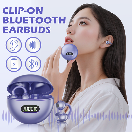 Écouteurs Bluetooth à clip confortables et ouverts