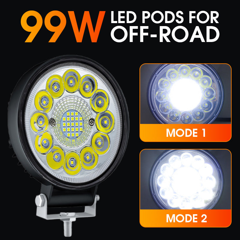 4-inch 99W off-road LED light bar --While supplies last
