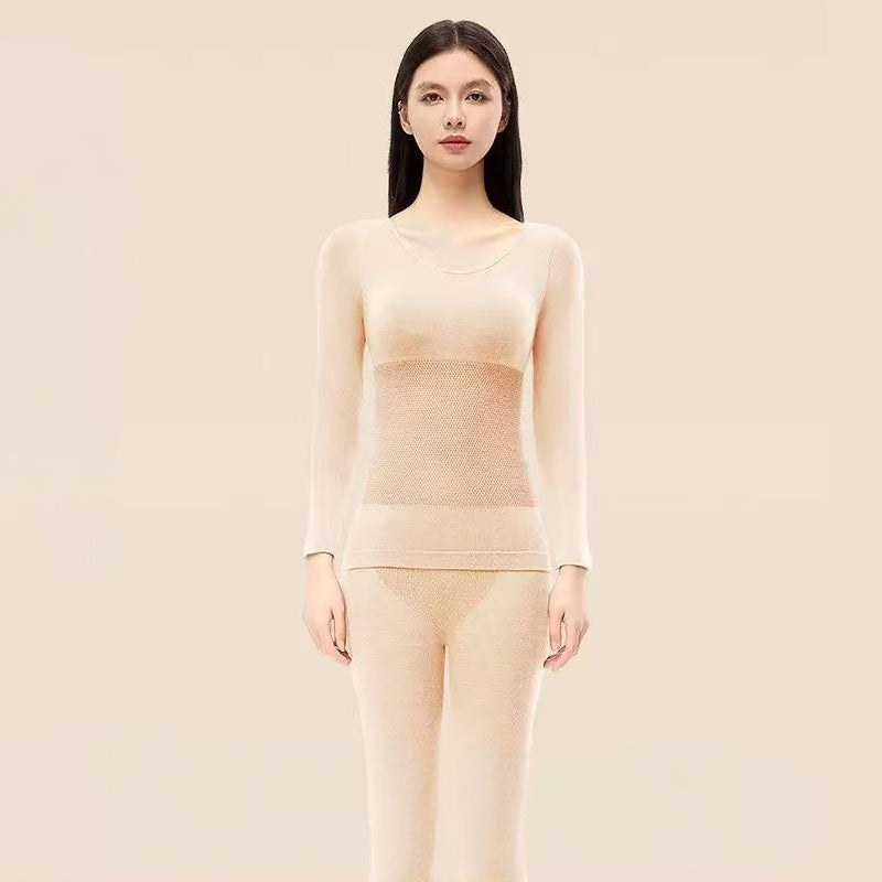 Ensemble de sous-vêtements thermiques pour femmes