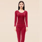 Ensemble de sous-vêtements thermiques pour femmes