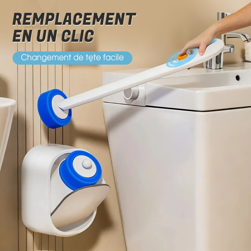 Brosse WC jetable avec tête remplaçable
