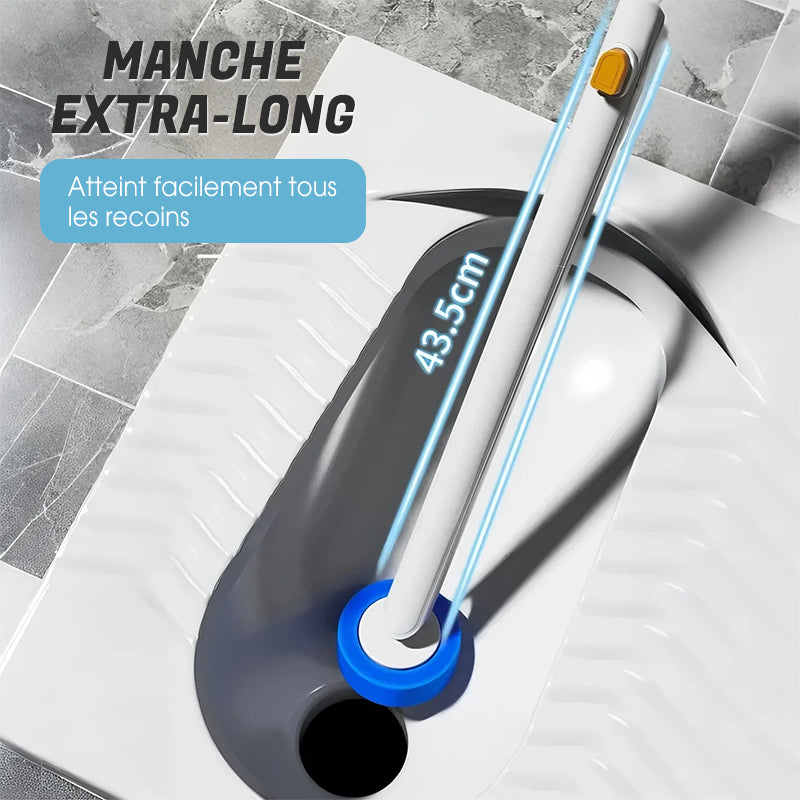 Brosse WC jetable avec tête remplaçable