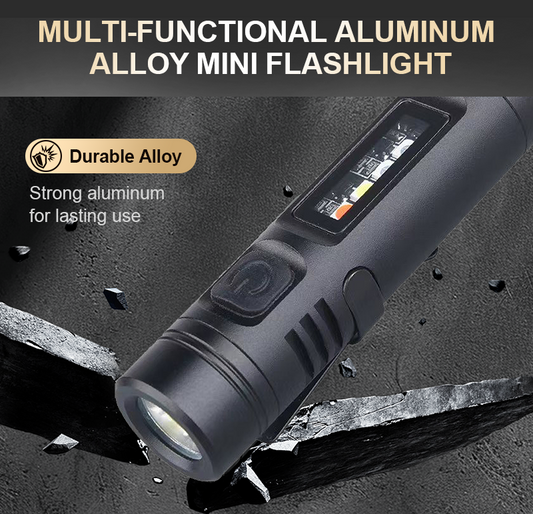 🔥Stock limité disponible 50 % DE RÉDUCTION🔥💥Mini lampe torche multifonctionnelle en alliage d'aluminium