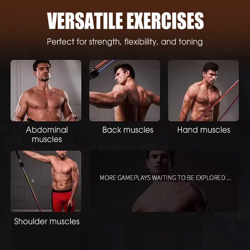 💪 PROMO FLASH : 50% DE RÉDUCTION ! 🏋️ Kit Bandes de Résistance 13 Pièces – Latex Naturel Épaissi – 5 Niveaux de Résistance – Plus de 27 900 Vendus ! 🔥