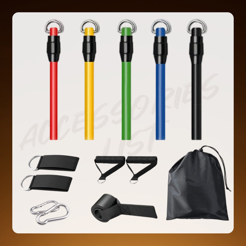 💪 PROMO FLASH : 50% DE RÉDUCTION ! 🏋️ Kit Bandes de Résistance 13 Pièces – Latex Naturel Épaissi – 5 Niveaux de Résistance – Plus de 27 900 Vendus ! 🔥