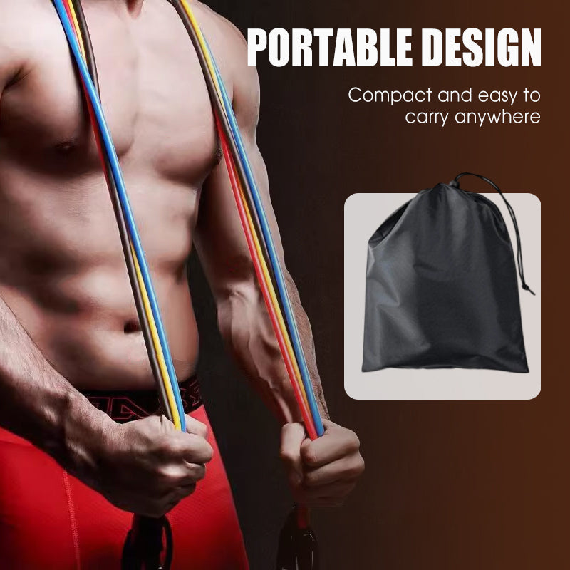 💪 PROMO FLASH : 50% DE RÉDUCTION ! 🏋️ Kit Bandes de Résistance 13 Pièces – Latex Naturel Épaissi – 5 Niveaux de Résistance – Plus de 27 900 Vendus ! 🔥