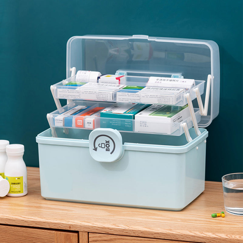 💎 50% DE RÉDUCTION! 💎 Boîte à Médicaments Familiale Multi-Étages – Grande Capacité, Classification 3 Niveaux & Verrouillage Sécurisé