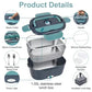 🍱 50% DE RÉDUCTION ! ⚡ Ensemble Boîte à Lunch 2-en-1 – Acier Inoxydable & Plastique – 60W Double Tension & 1,5L for Repas Chauds