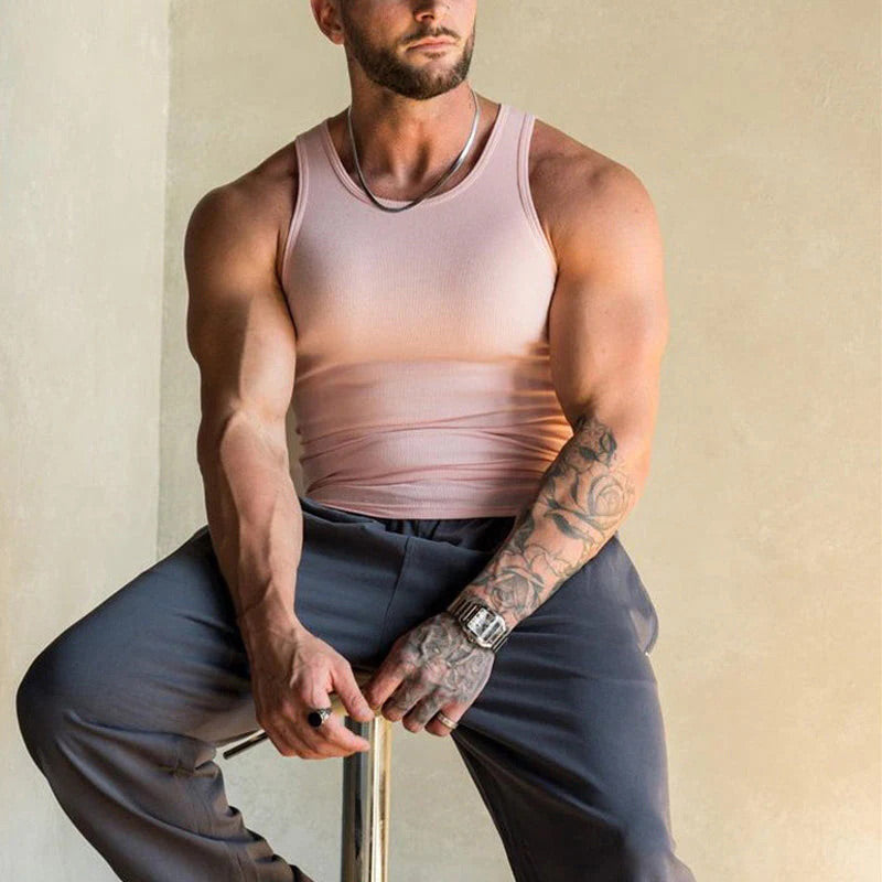 📣50 % de réduction !🔥Débardeur slim et musclé pour homme