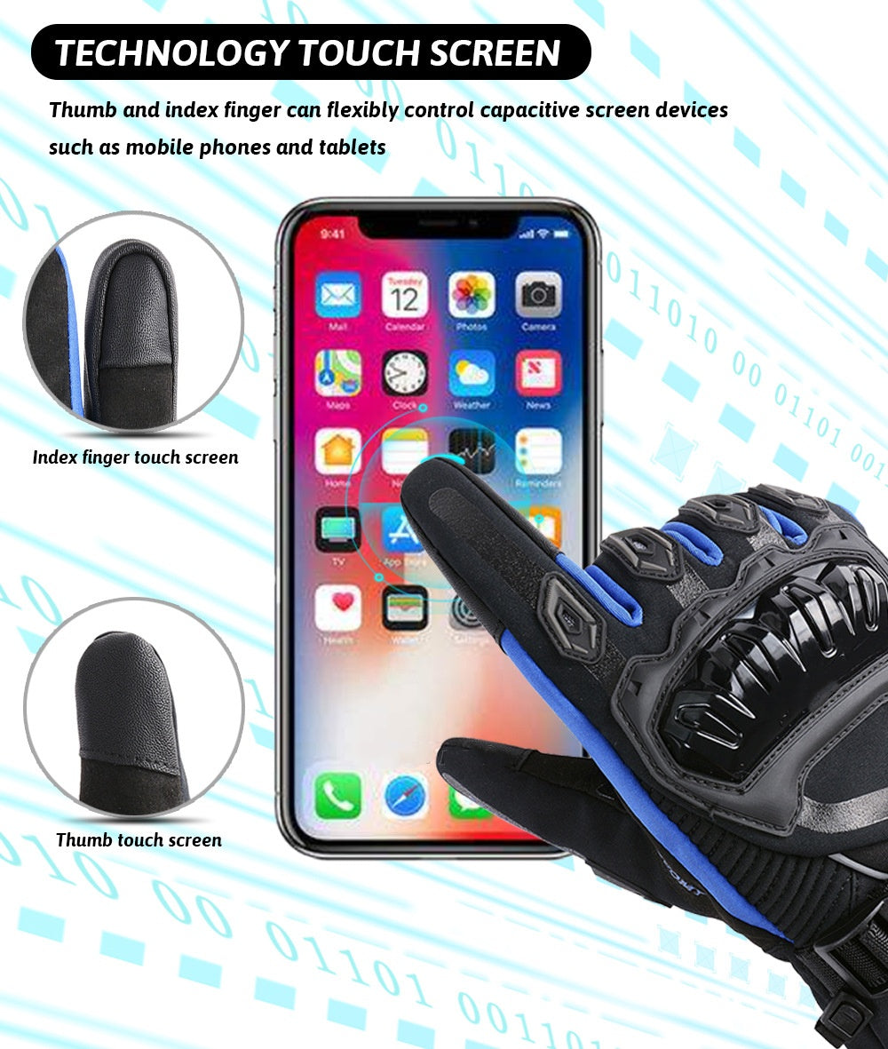📢📢50 % de réduction ! Gants de moto chauds – Imperméables, coupe-vent & renforts en gel pour une adhérence maximale ! ❄️🧤