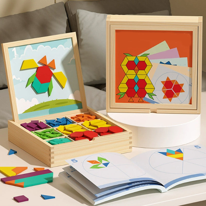 🧩50% DE RÉDUCTION! ✨ PUZZLE MAGNÉTIQUE BOIS - 120 Pièces aux Couleurs Vives, Jeu Éducatif pour Développer la Créativité des Enfants 🎨👧
