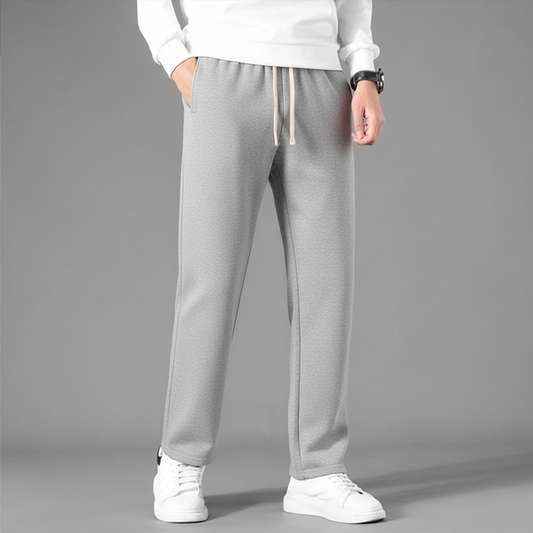 Pantalon décontracté stylé à taille élastique avec cordon de serrage