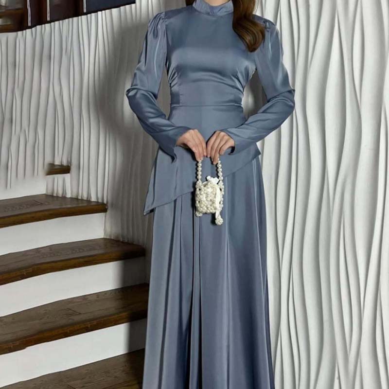 Ensemble deux pièces élégant asymétrique pour femme