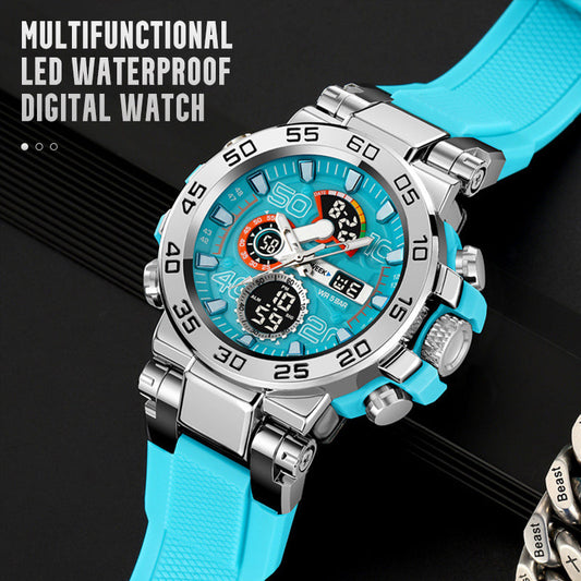 Montre digitale multifonctionnelle LED étanche