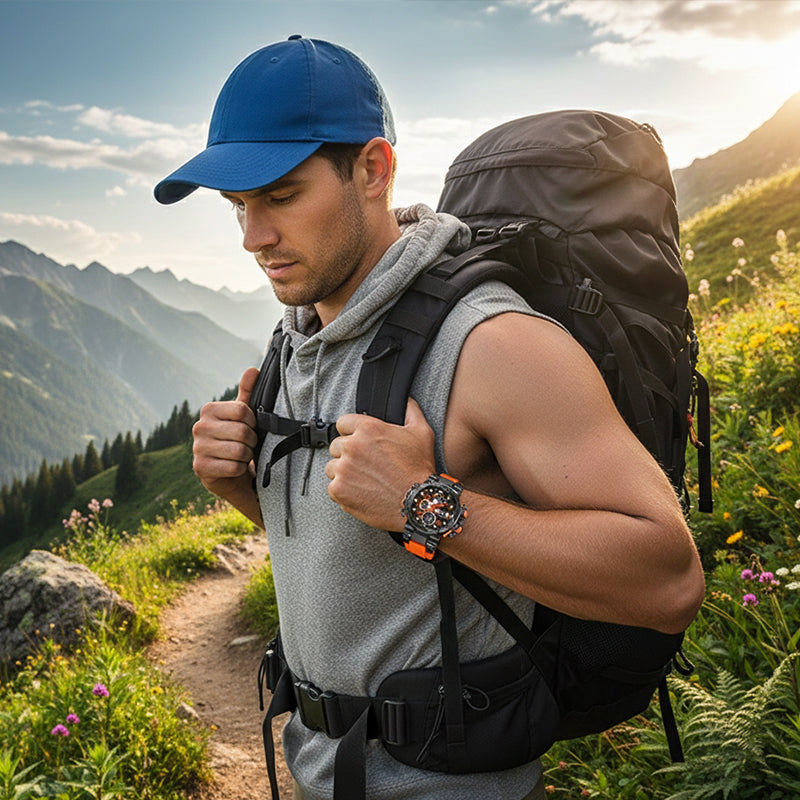 Montre digitale multifonctionnelle LED étanche