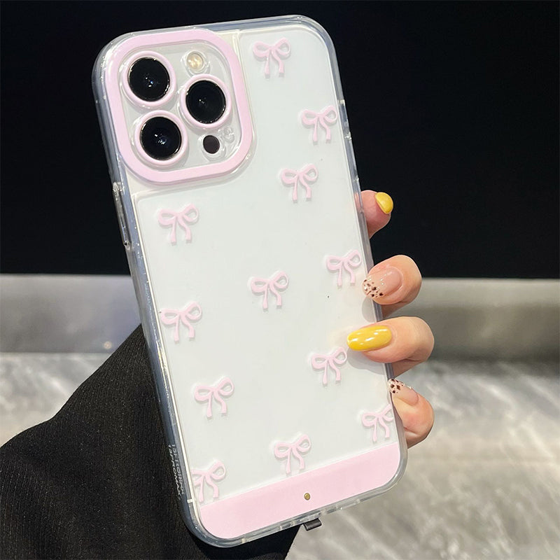 📱Coque de téléphone LED best-seller : notifications d’appel lumineuses, antichoc, design nœud papillon, découpes précises, TPU souple, pour iPhone