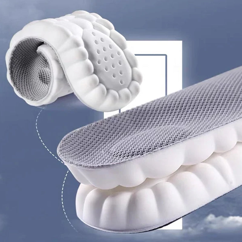 🔥 Achetez 2, obtenez 1 ! – Semelles Intérieures 5D Cloud : Confort Absolu, Amorti Instantané & Soutien Ergonomique 👣✨