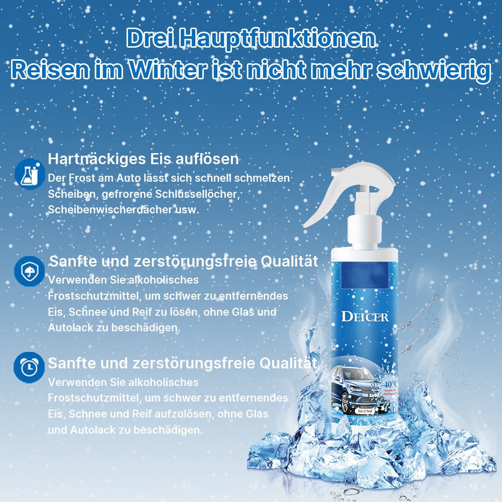 📢📢50% DE RÉDUCTION !!! ✨Spray dégivrant pour voiture Deicer