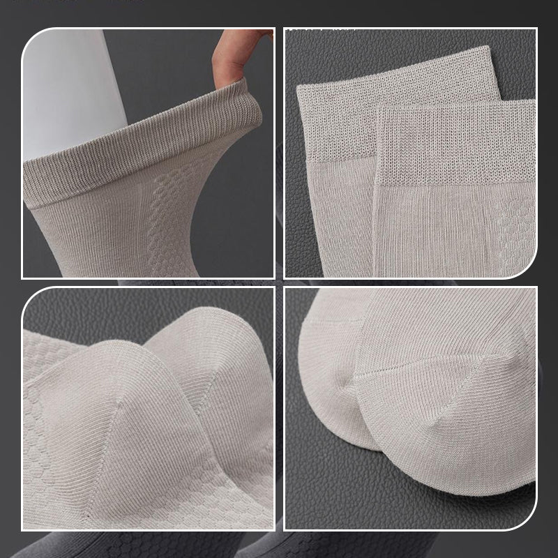 🔥Hot Sale Deals-Chaussettes courtes anti-odeurs en graphène pour hommes - Lot de 5 paires